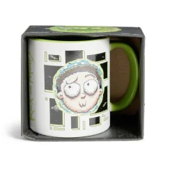 Mug Rick et Morty blanc et vert clair 315ml