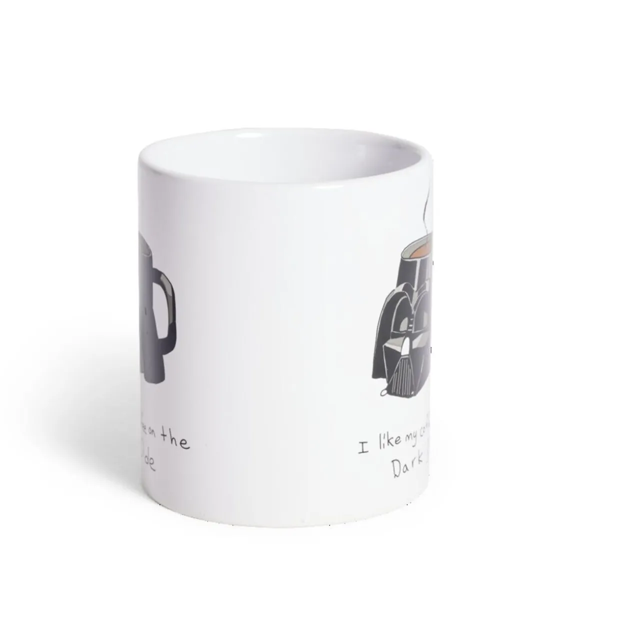 Mug Star Wars Dark Vador blanc et noir 315ml