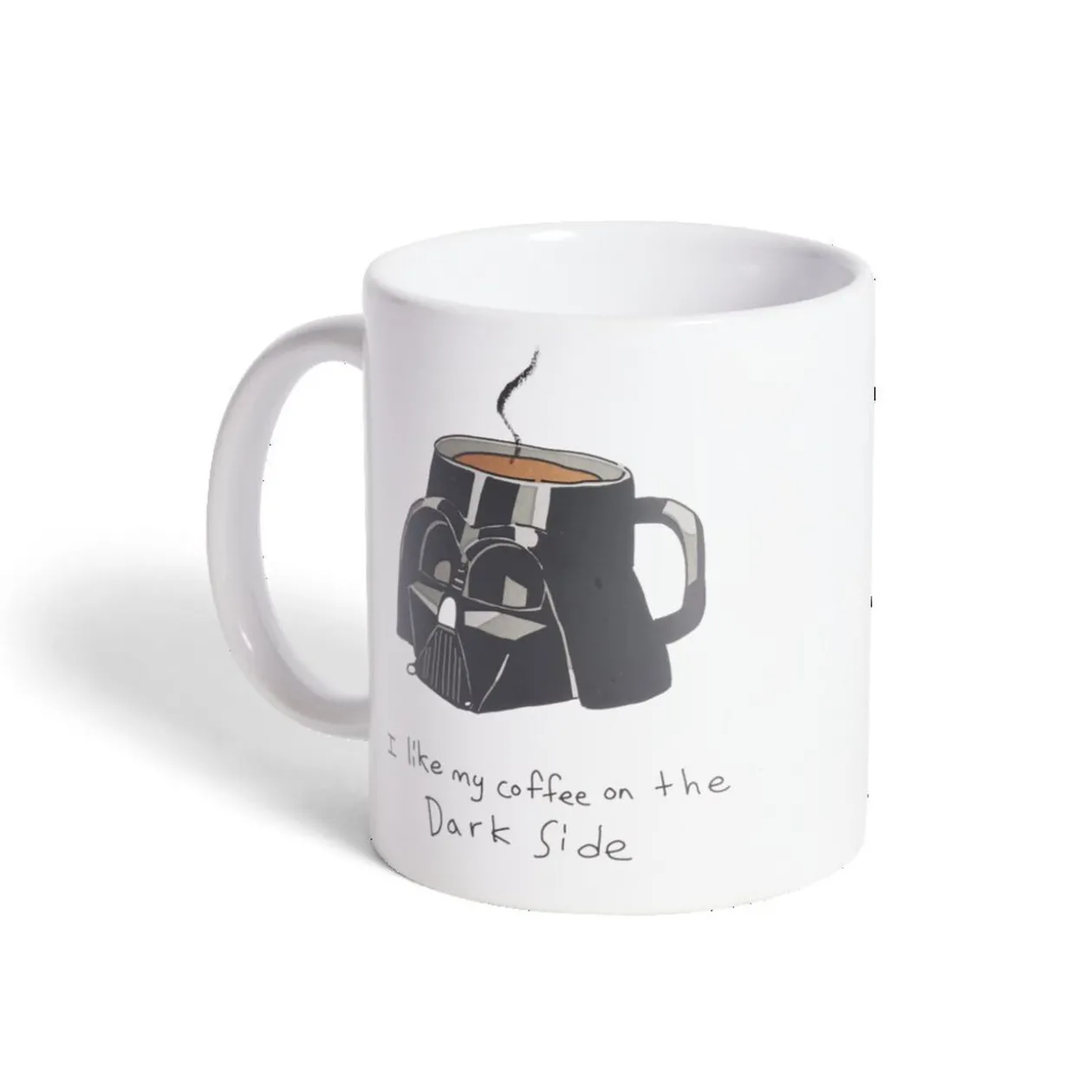 Mug Star Wars Dark Vador blanc et noir 315ml