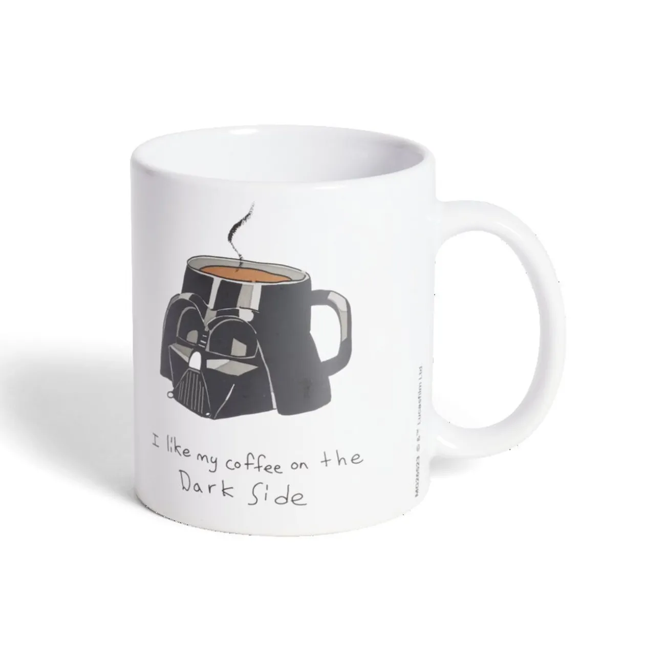 Mug Star Wars Dark Vador blanc et noir 315ml