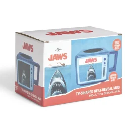 Mug thermoréactif requin Les dents de la mer forme TV bleu 500ml