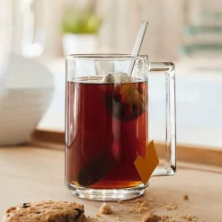 Mug transparent en verre trempé droit Luminarc 32 cl