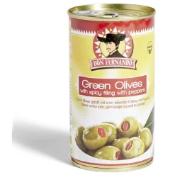 Olives vertes au piment 350gr