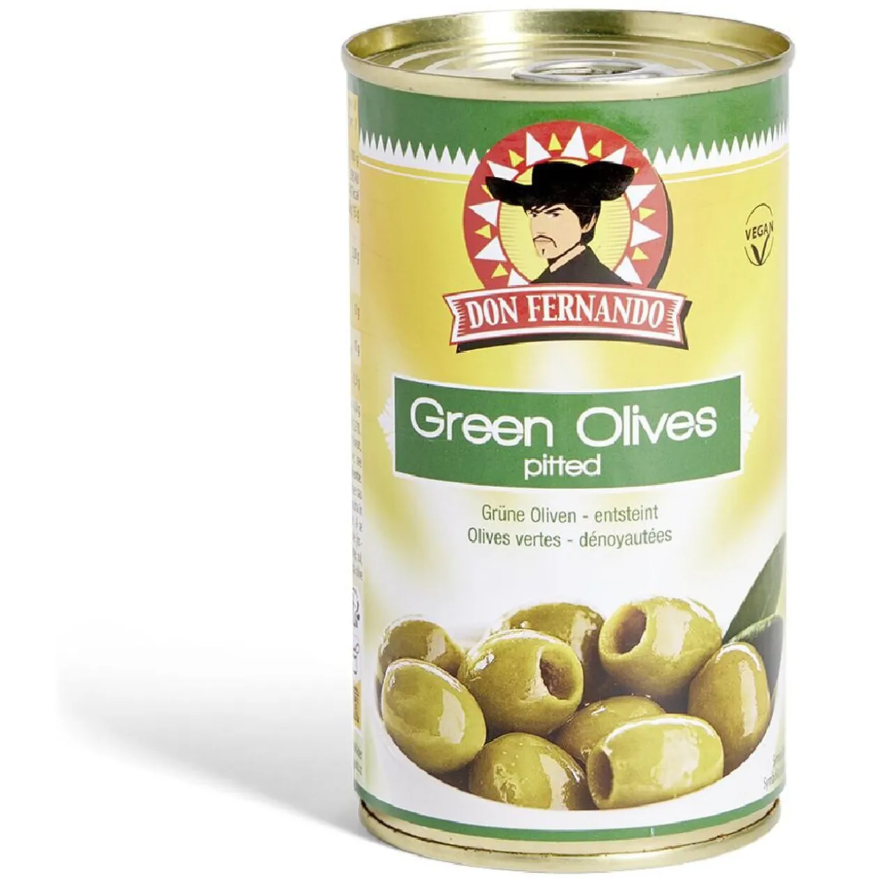 Olives vertes dénoyautées 350gr