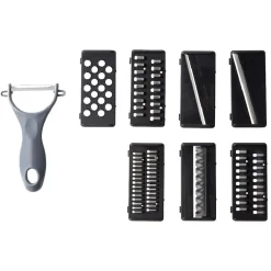 Passoire multifonctions rotative 9en1 mandoline