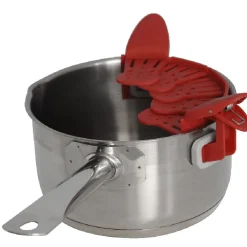 Passoire pliable et adaptable rouge