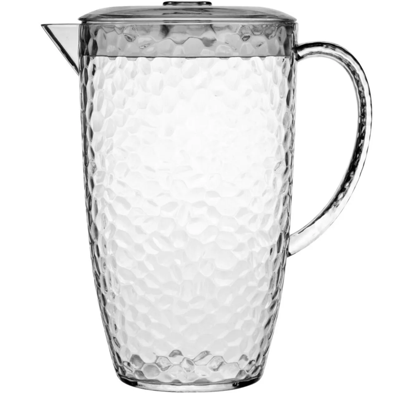 Pichet plastique martelé