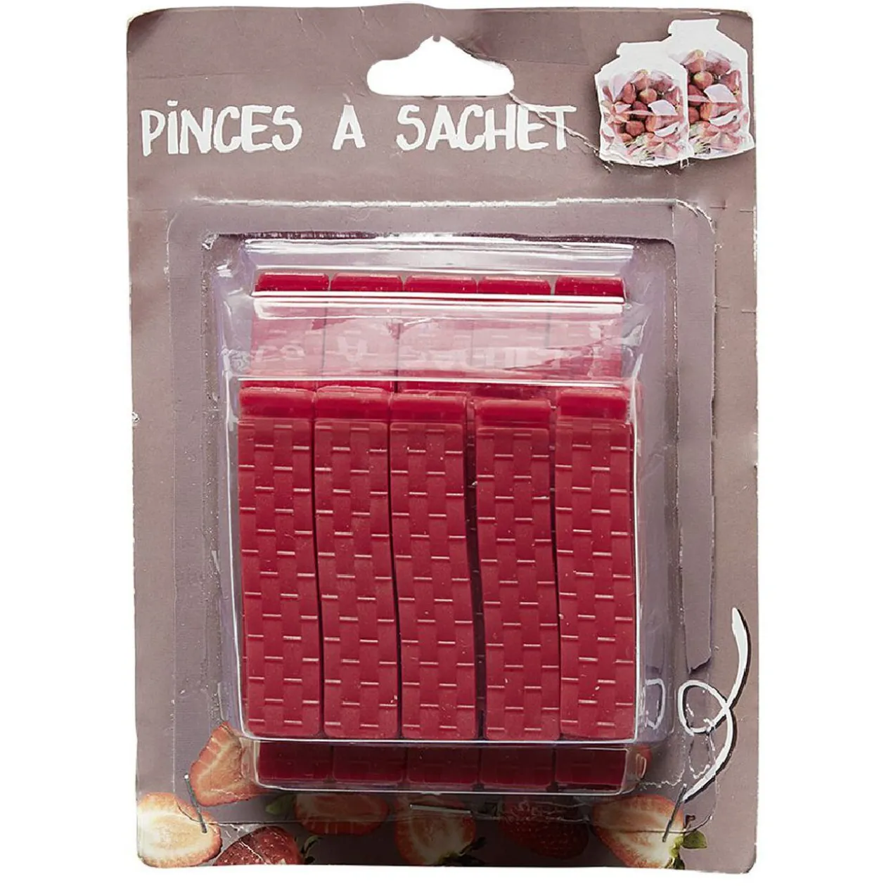 Pince à sachet alimentaire x20