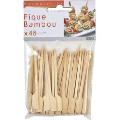 Pique apéritif en bambou x48