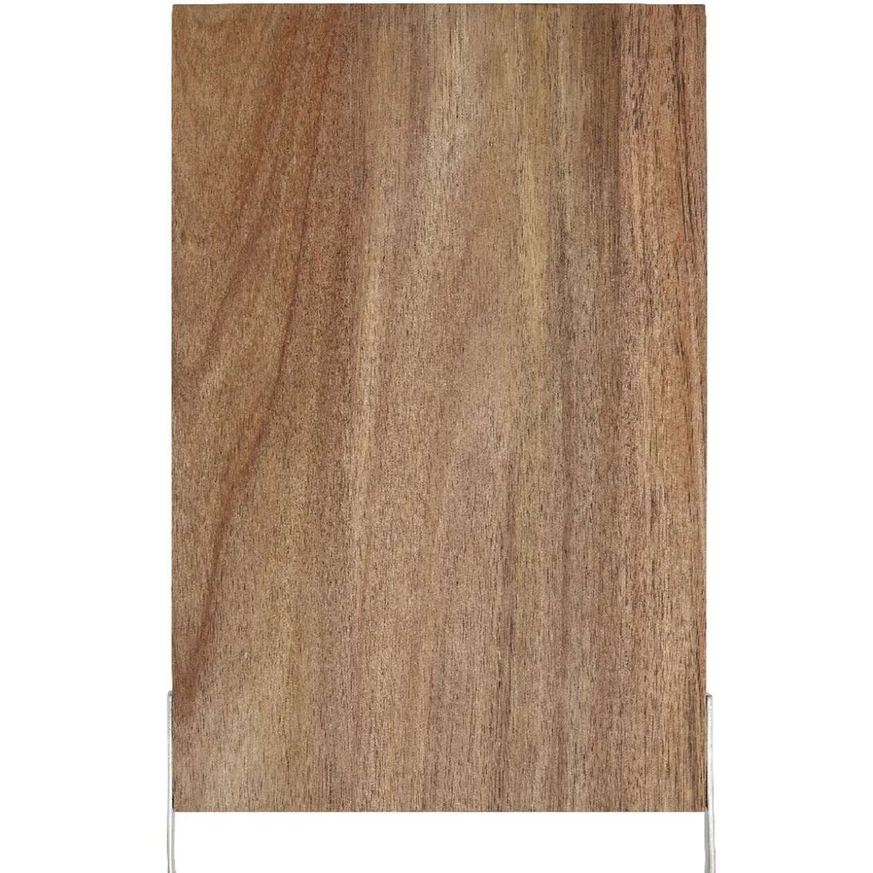 Planche à découper en acacia avec poignée inox