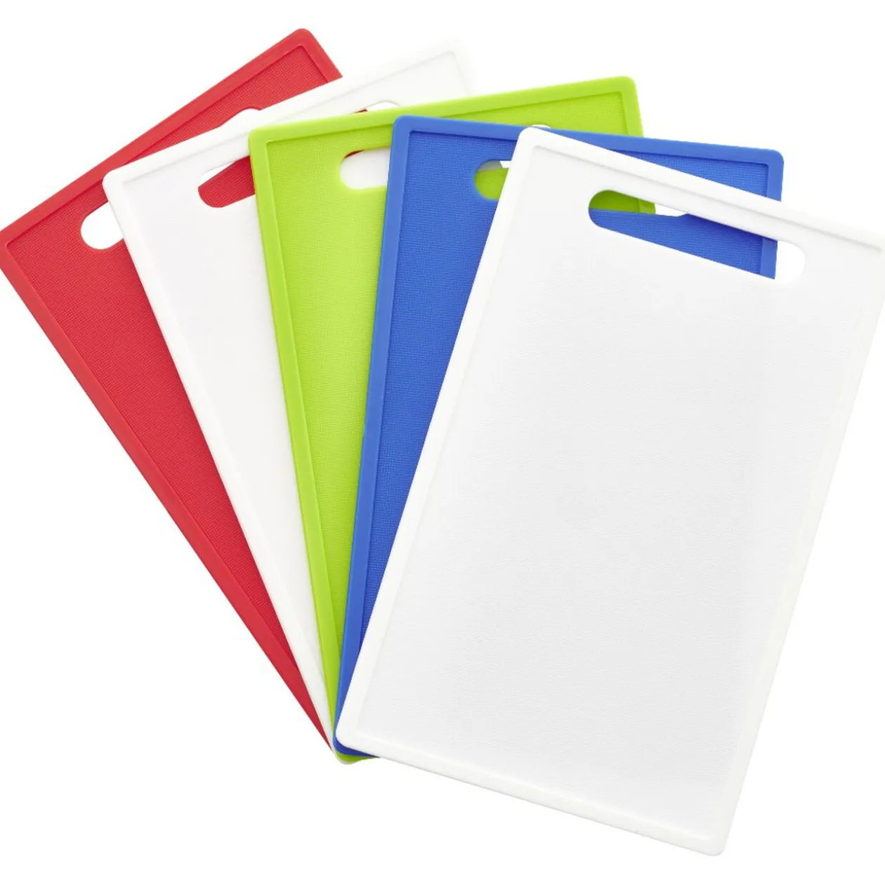 Planche à découper en plastique coloré x 5