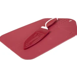 Planche à découper pliable 3 en 1 avec couteau inox