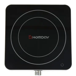 Plaque à induction noire et blanche Trisa 1 800 W