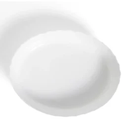 Plat à four en verre opale blanc 36,9x28,6xH8cm