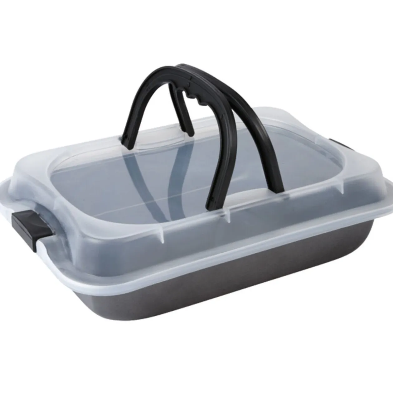 Plat à four et couvercle avec anses