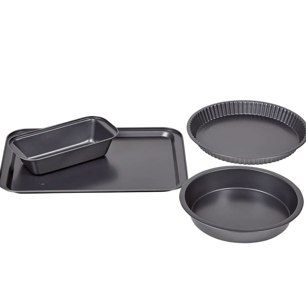 Plat à four gris x4