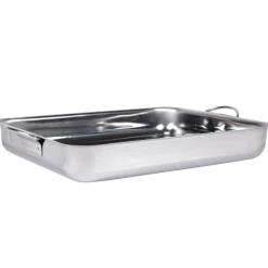 Plat à four inox x2