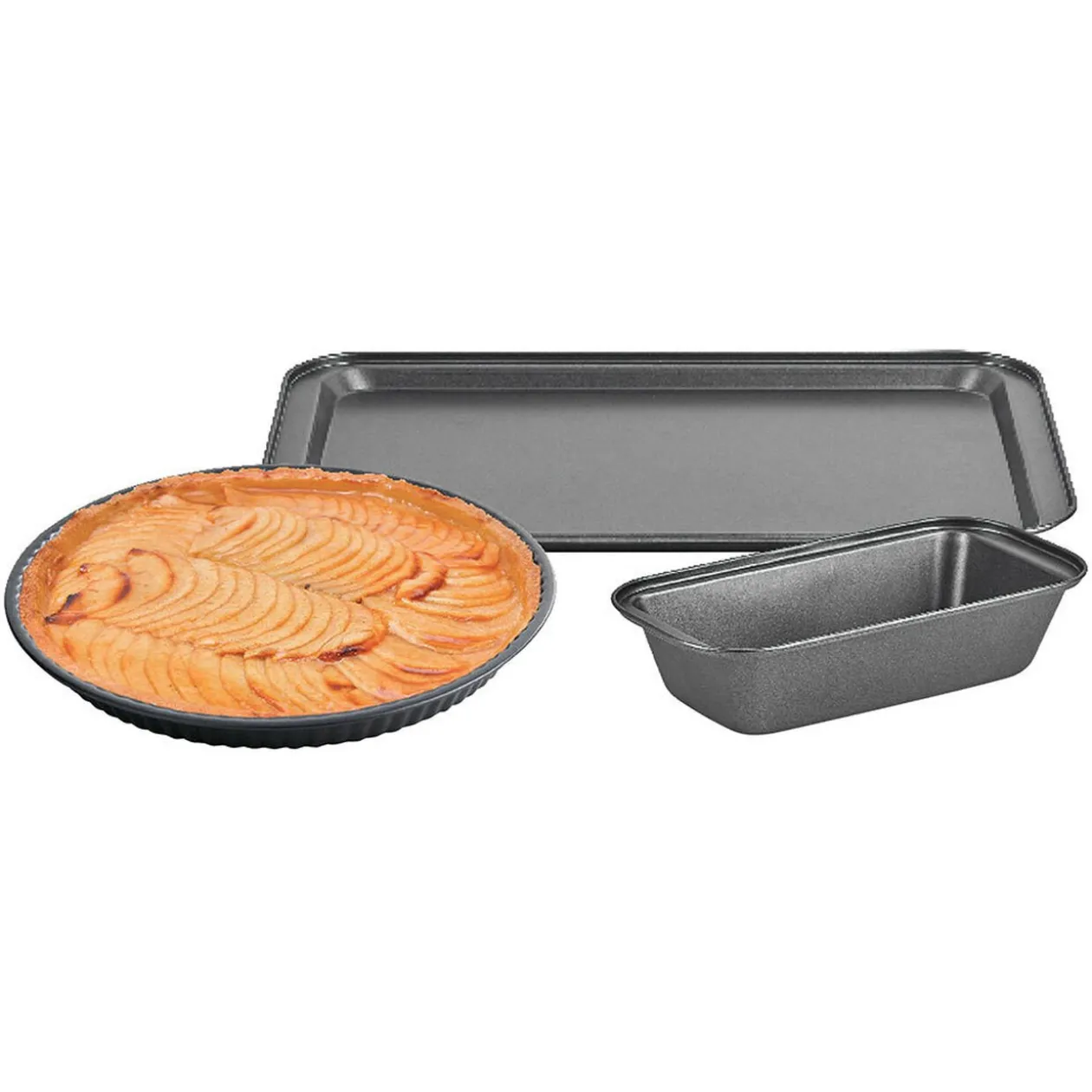 Plat à four noir x3