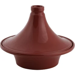 Plat à tajine rouge
