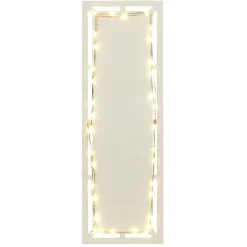 Plat de présentation à LED 30x12cm bois beige