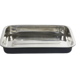 Plat de service noir mat