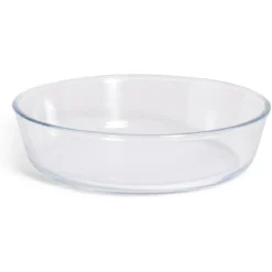 Plat en verre borosilicate x2 - Ø22,6cm et Ø27cm