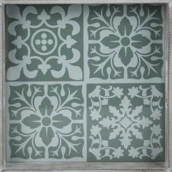 Plateau bois et carreaux de ciment collection Dolce Vita