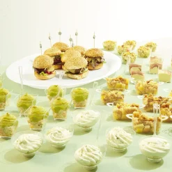 Plateau ovale plastique blanc