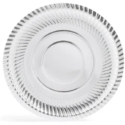 Plateau présentation carton argenté x3