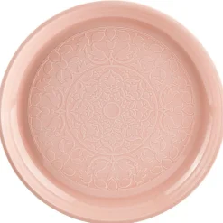 Plateau rond en métal