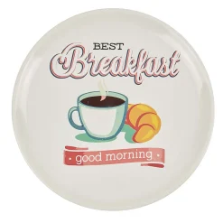 Plateau rond style vintage