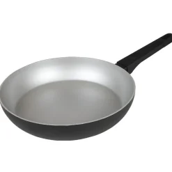 Poêle 28 cm aluminium gris anthracite finition argenté