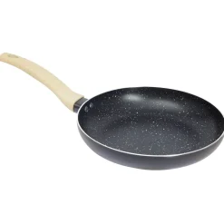 Poêle antiadhérente poignée soft touch beige et noir Ø28cm