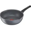Poêle sauteuse Tefal Mineralia Force aluminium moucheté gris noir ø 26 cm