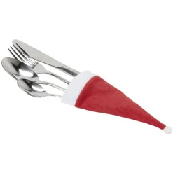 Porte couverts en forme de bonnet de Noël x4