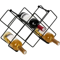 Range bouteille en fer 42x14x28 cm