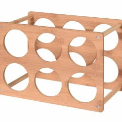 Range bouteilles 6 compartiments bois