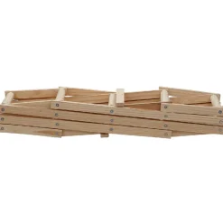 Range bouteilles en pin naturel