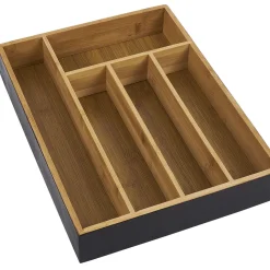 Range couvert en bambou naturel