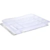 Range-couverts en plastique transparent - L.33xl.25,5xH.4cm