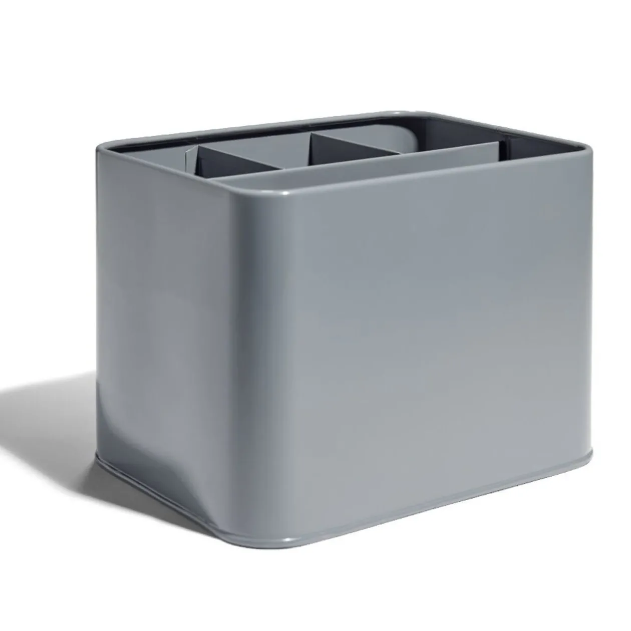 Rangement couverts fer gris 17x13xH12cm