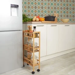 Resserre légumes à roulettes