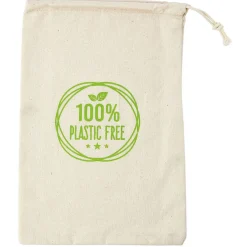 Sac à vrac en coton réutilisables x4
