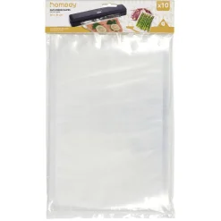 Sac de conservation alimentaire pré-découpé 20x30cm 10 sacs - Taille M