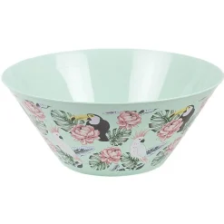 Saladier décor oiseau et feuille