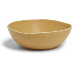 Saladier en faïence jaune Ø25xH8cm