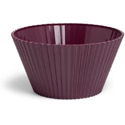 Saladier en plastique Ø25xH13,5cm - 4 coloris