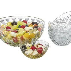 Saladier et 6 coupelles Diamond