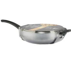 Sauteuse aluminium anti adhérente grise Ø 28