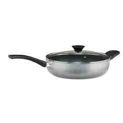 Sauteuse aluminium anti adhérente grise Ø 28